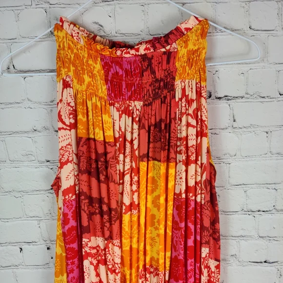 Ann Taylor Petite Patchwork Floral Maxi Dress - Picture 4 of 10